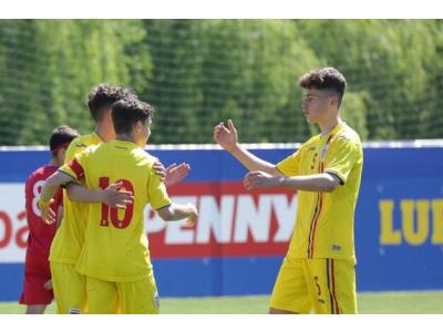 România U17. Cu trei ”U”-iști în teren, naționala U17 a României s-a impus cu 3-1 în fața Cehiei la Syrenka Cup