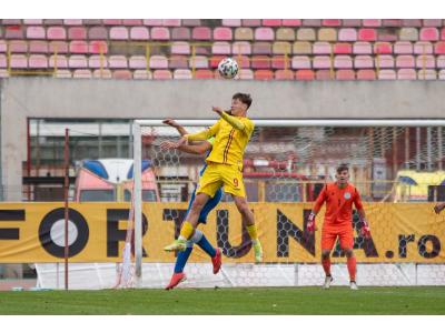 România U19. Albert Hofman a punctat sub tricolor