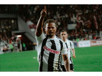 Berto, entuziasmat după primul gol în tricoul Universității: „Sunt foarte fericit pentru mine și pentru echipă"