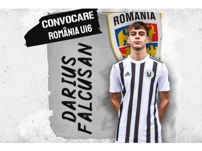 România U16. Darius Fălcușan va juca sub tricolor