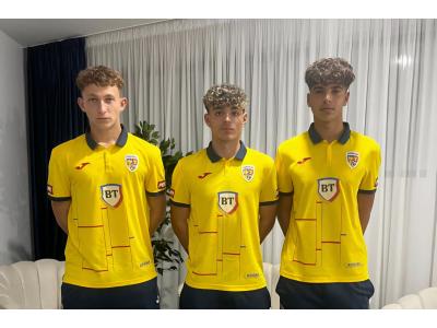 Trei jucători din Academia FC Universitatea Cluj, convocați la naționala României U16