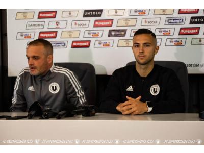 CONFERINȚĂ DE PRESĂ | Erik Lincar și Alex Boiciuc înainte de duelul cu FC Brașov