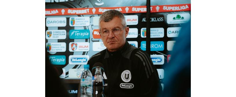 Sabău, optimist înaintea partidei de la Craiova, care deschide play-off-ul: „Vreau să arătăm bine ca echipă"